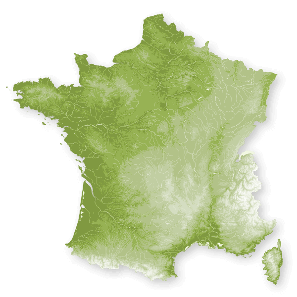 Carte de la France
